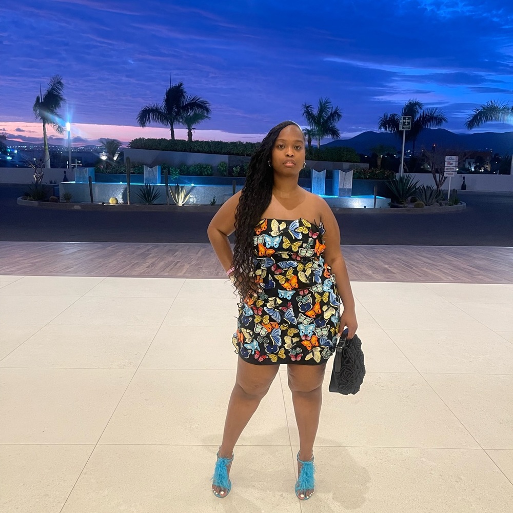 Akira butterfly dress worn only 1 time